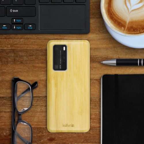 Кейс за Huawei P40 Pro, дърво, кафяв, 52211.24