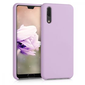   Кейс за Huawei P20, Силиконов, Лилав, 45689.140