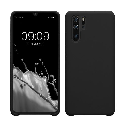 Кейс за Huawei P30 Pro, Силиконов, Черен, 47423.47