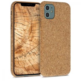   Капак за Apple iPhone 11, Корк, Кафяв, 52316.05