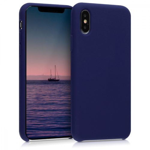 Калъф за Apple iPhone X / iPhone XS, Силиконов, Син, 46313.182