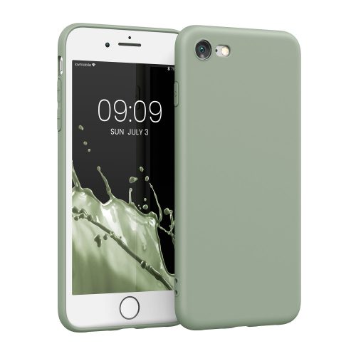 Калъф за Apple iPhone 8 / iPhone 7 / iPhone SE 2, силиконов, зелен, 39458.172