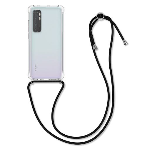 Капак за Xiaomi Mi Note 10 Lite, Силиконов, Черен, 52446.01