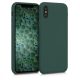 Калъф за Apple iPhone X / iPhone XS, Силиконов, Зелен, 46313.169
