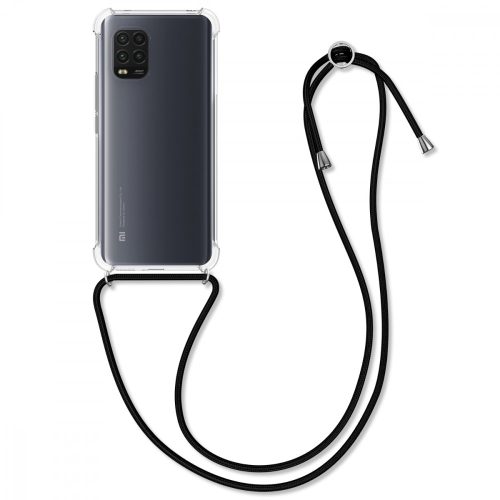 Капак за Xiaomi Mi 10 Lite 5G, Силиконов, Черен, 52492.01