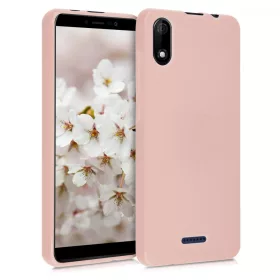   Калъф за Wiko Y60, силикон, розово злато, 51935.89