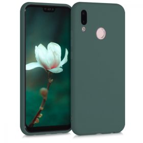   Кейс за Huawei P20 Lite, Силиконов, Зелен, 44358.171