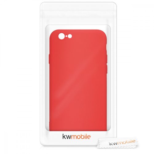 Калъф за Apple iPhone 6 / iPhone 6s, Силиконов, Червен, 49980.09
