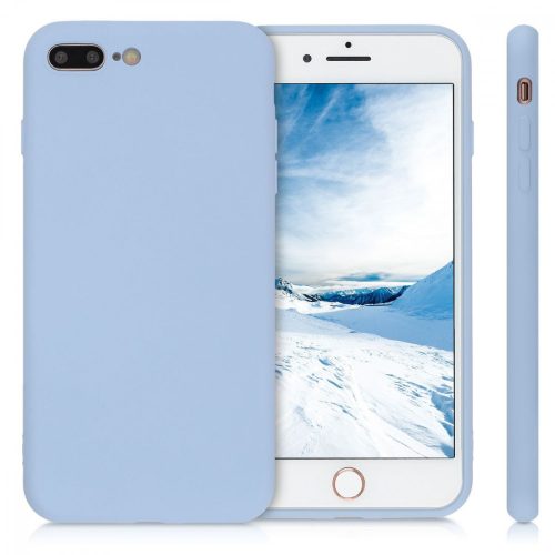 Калъф за Apple iPhone 8 Plus / iPhone 7 Plus, Силиконов, Син, 49981.58