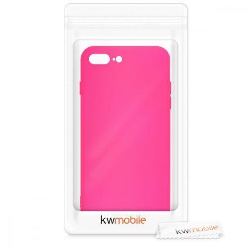 Калъф за Apple iPhone 8 Plus / iPhone 7 Plus, Силиконов, Розов, 49981.77