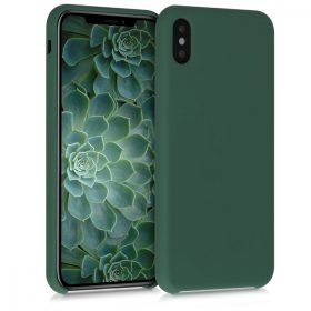   Калъф за Apple iPhone XS Max, Силиконов, Зелен, 45909.169