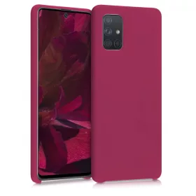   Капак за Samsung Galaxy A71, Силиконов, Лилав, 51209.175