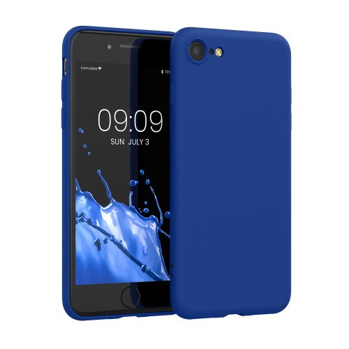 Калъф Kwmobile за Apple iPhone 8/iPhone 7/iPhone SE 2, силиконов, син, 49979.134
