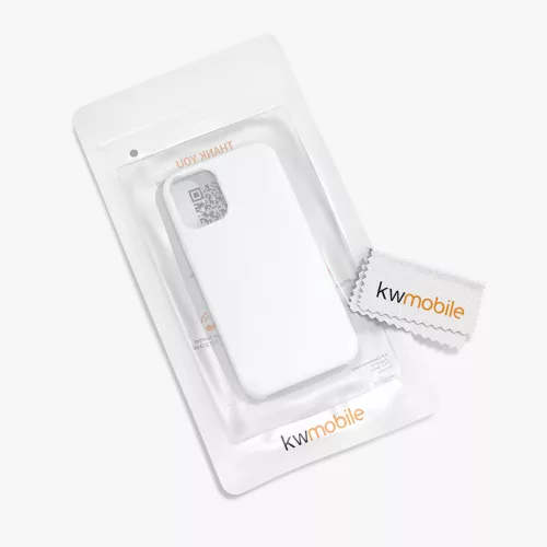 Калъф за Apple iPhone 12 Mini, Силиконов, Бял, 52640.02