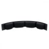 Каишка за слушалки Sennheiser HD580/HD600/HD650, Kwmobile, Черна, Екологична кожа, 52700.01
