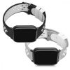 Комплект 2 каишки за Xiaomi Amazfit GTS / Amazfit GTS 2, силикон, черен / сив, 52697.02