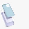 Кейс за Apple iPhone 12 Mini, силиконов, лилав, 52640.139