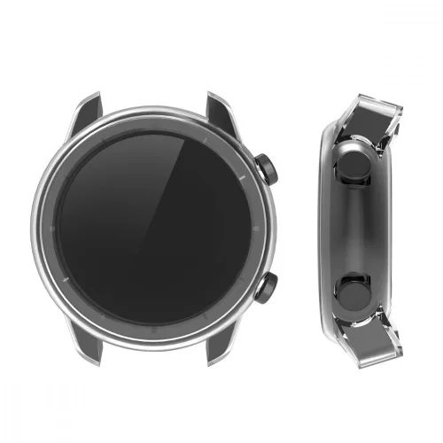 Комплект от 2 калъфа за Xiaomi Amazfit GTR (47 мм), силиконови, прозрачни, 52667.01