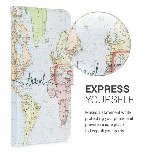 Капак за Nokia 2.3, Екологична кожа, Многоцветен, 51489.04