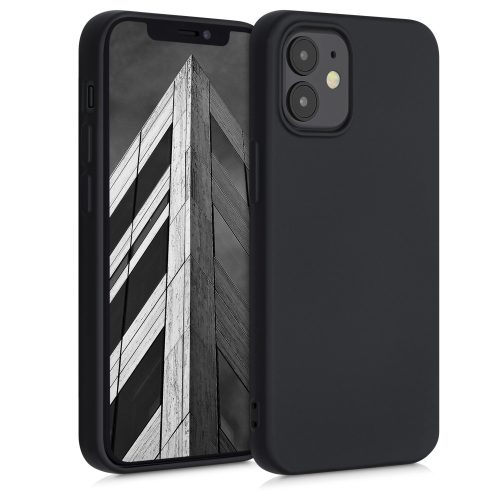 Калъф за Apple iPhone 12 Mini, силиконов, черен, 52711.47