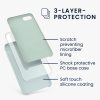 Калъф за Apple iPhone 8 / iPhone 7 / iPhone SE 2, силиконов, зелен, 40225.200