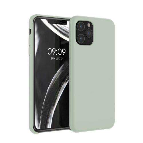 Калъф за Apple iPhone 11 Pro, Силиконов, Зелен, 49726.172