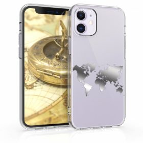   Калъф за Apple iPhone 12 Mini, Силиконов, Сребрист, 53034.01