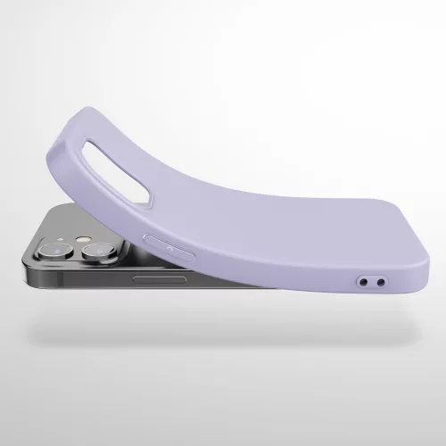 Кейс за Apple iPhone 12 Mini, силиконов, лилав, 53042.108