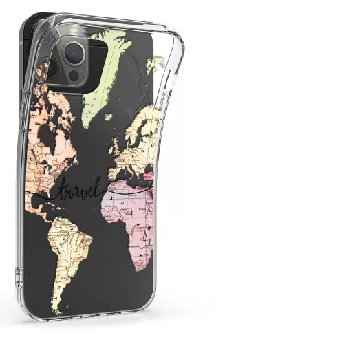 Калъф за Apple iPhone 12 Pro Max, Силиконов, Многоцветен, 53041.02