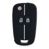 Капак за автомобилен ключ за Opel / Chevrolet - 2 бутона, силикон, черен, 53135.03