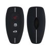 Капак за автомобилен ключ за Ford - 3 бутона - Keyless Go, силикон, черен, 53133.03
