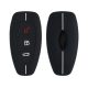 Капак за автомобилен ключ за Ford - 3 бутона - Keyless Go, силикон, черен, 53133.03