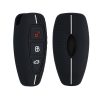 Капак за автомобилен ключ за Ford - 3 бутона - Keyless Go, силикон, черен, 53133.03