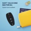 Капак за автомобилен ключ за Ford - 3 бутона - Keyless Go, силикон, черен, 53133.03