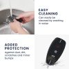 Капак за автомобилен ключ за Ford - 3 бутона - Keyless Go, силикон, черен, 53133.03