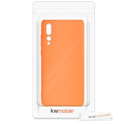 Кейс за Huawei P20 Pro, Силиконов, Оранжев, 44223.150