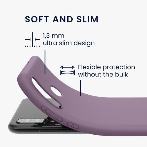 Кейс за Huawei P30 Lite, силиконов, лилав, 47499.181