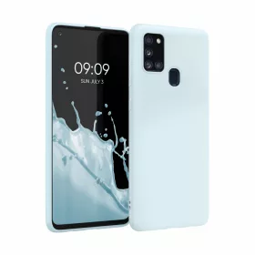   Кейс за Samsung Galaxy A21s, Силиконов, Син, 52494.177