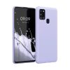 Kwmobile калъф за Samsung Galaxy A21s, светло лилав, силиконов, 52494.139