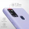 Kwmobile калъф за Samsung Galaxy A21s, светло лилав, силиконов, 52494.139