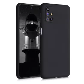   Кейс за Samsung Galaxy M31s, Силиконов, Черен, 53313.47