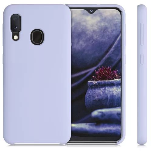 Кейс за Samsung Galaxy A20e, Силиконов, Лилав, 50052.139