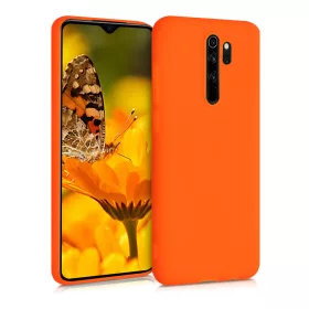   Кейс за Xiaomi Redmi Note 8 Pro, Силиконов, Оранжев, 50242.69