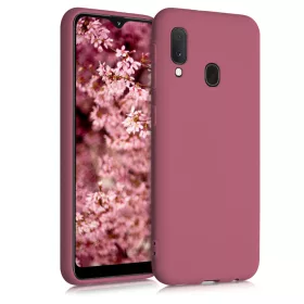   Калъф за Samsung Galaxy A20e, Силиконов, Розов, 48738.167, kwmobile