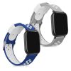 Комплект 2 каишки за Xiaomi Amazfit GTS / Amazfit GTS 2, силикон, син / сив, 52697.03