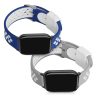 Комплект 2 каишки за Xiaomi Amazfit GTS / Amazfit GTS 2, силикон, син / сив, 52697.03