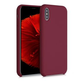   Калъф за Apple iPhone X / iPhone XS, Силиконов, Червен, 42495.209