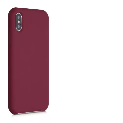 Калъф за Apple iPhone X / iPhone XS, Силиконов, Червен, 42495.209