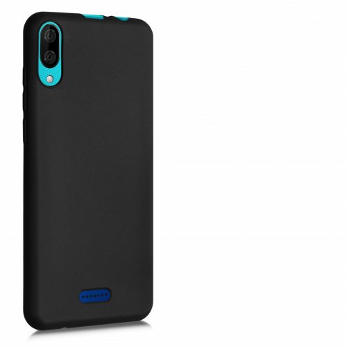 Калъф за Wiko Y80, Силиконов, Черен, 53507.01