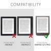 Капак за PocketBook InkPad 3 / InkPad 3 Pro, текстилен, син, 46775.04